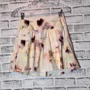 Calia cream and dark purple Eagle golf‎ skirt size XS zippered pockets NWT cute